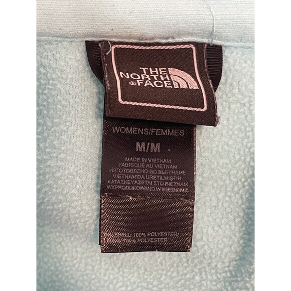 the north face Women’s 2 in 1 jacket Sz M Removable Inner Fleece & Hood Teal - Picture 4 of 16